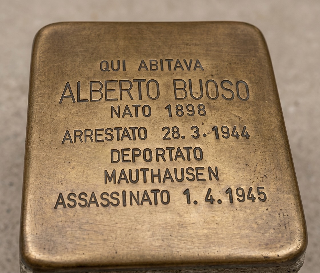 Pietra d'Inciampo — Alberto Buoso